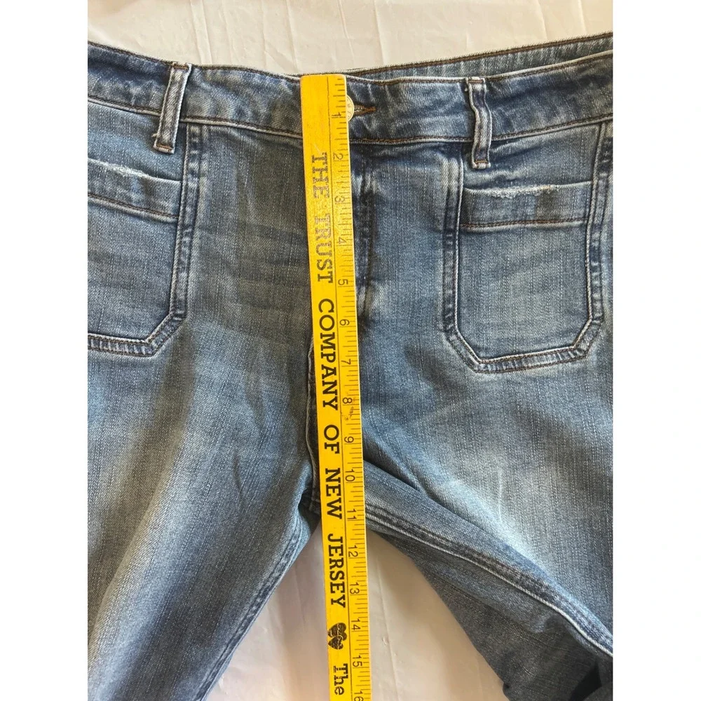 KUT from the Kloth Elizabeth High Rise Straight Leg Jeans Blue 10P KP2128PA1‎